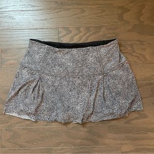 Lululemon women’s tennis skort! Black and white. Size 8. Lightly worn.